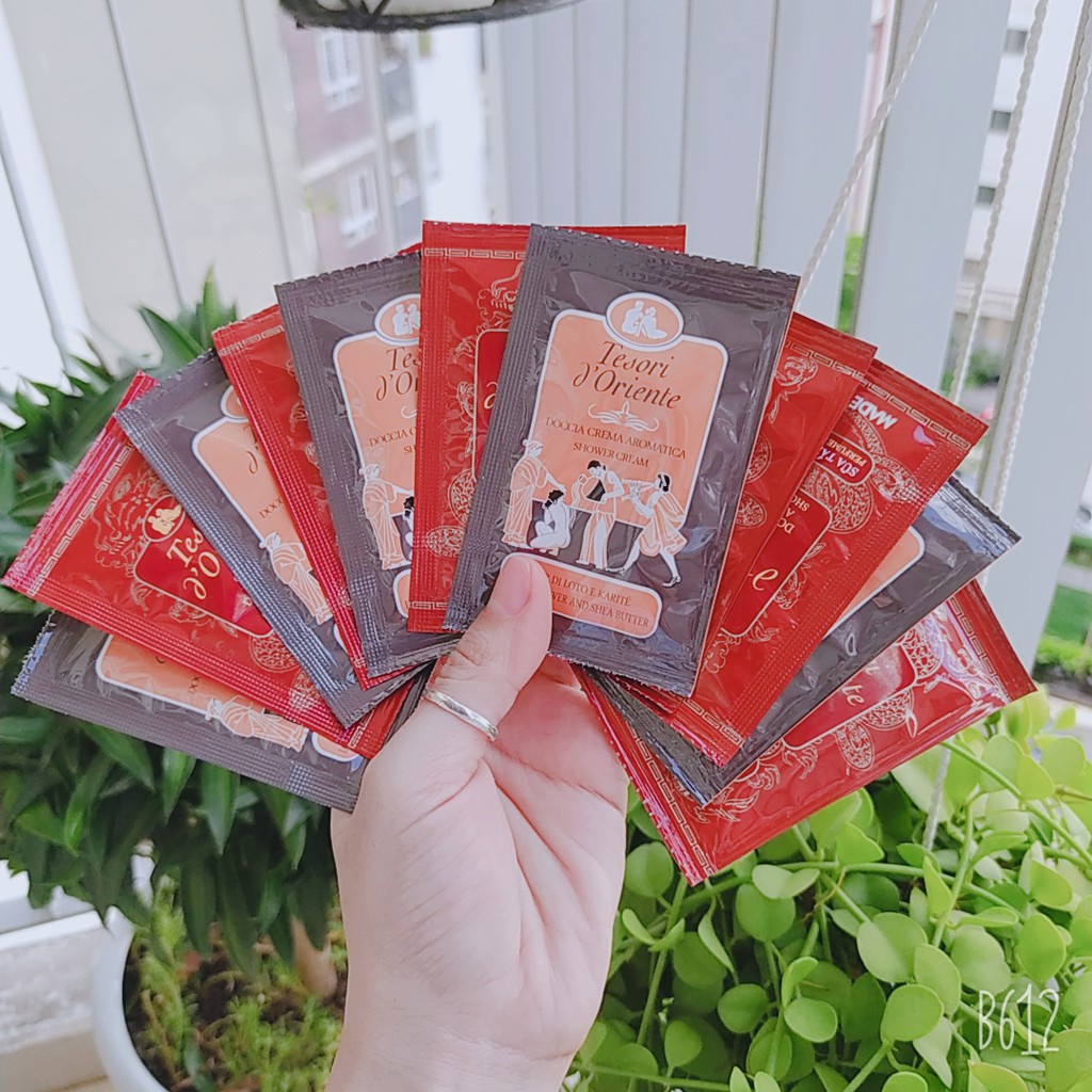 Sữa tắm nước hoa Ý Tesori d'Oriente chính hãng 7ml