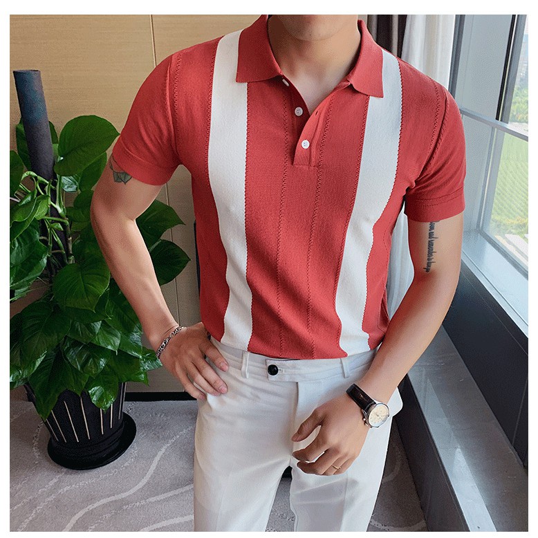 Áo polo, áo phông cổ bẻ PL08 vải lụa dệt kim cao cấp, thoáng mát mùa hè