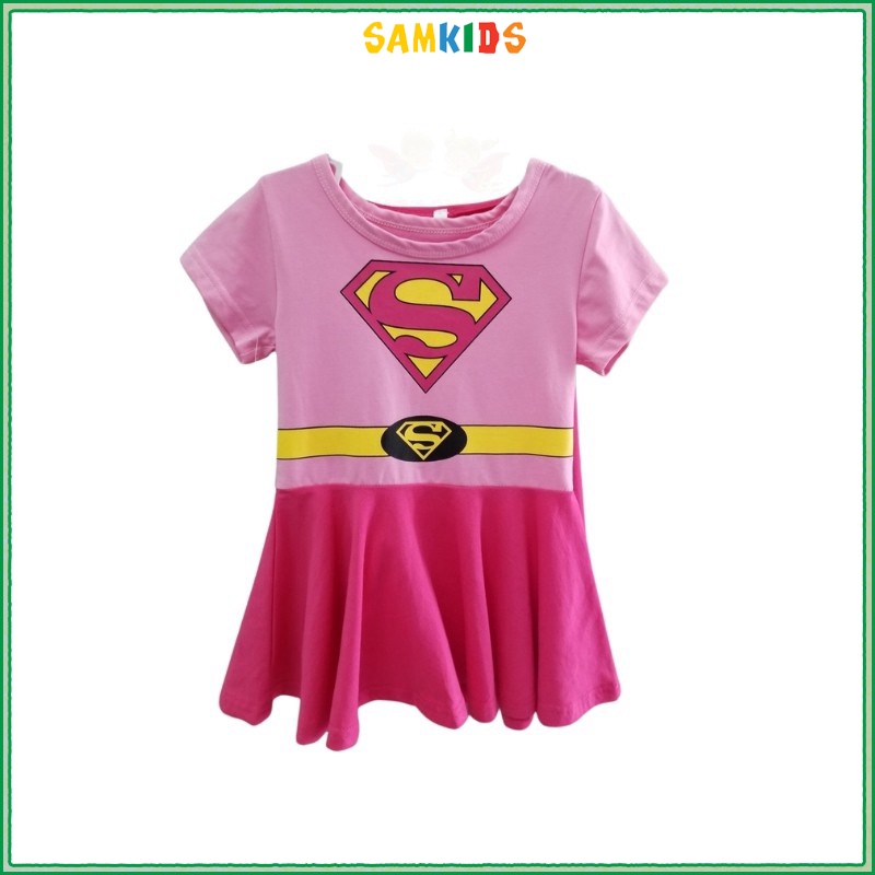 Váy siêu nhân hồng Supergirl