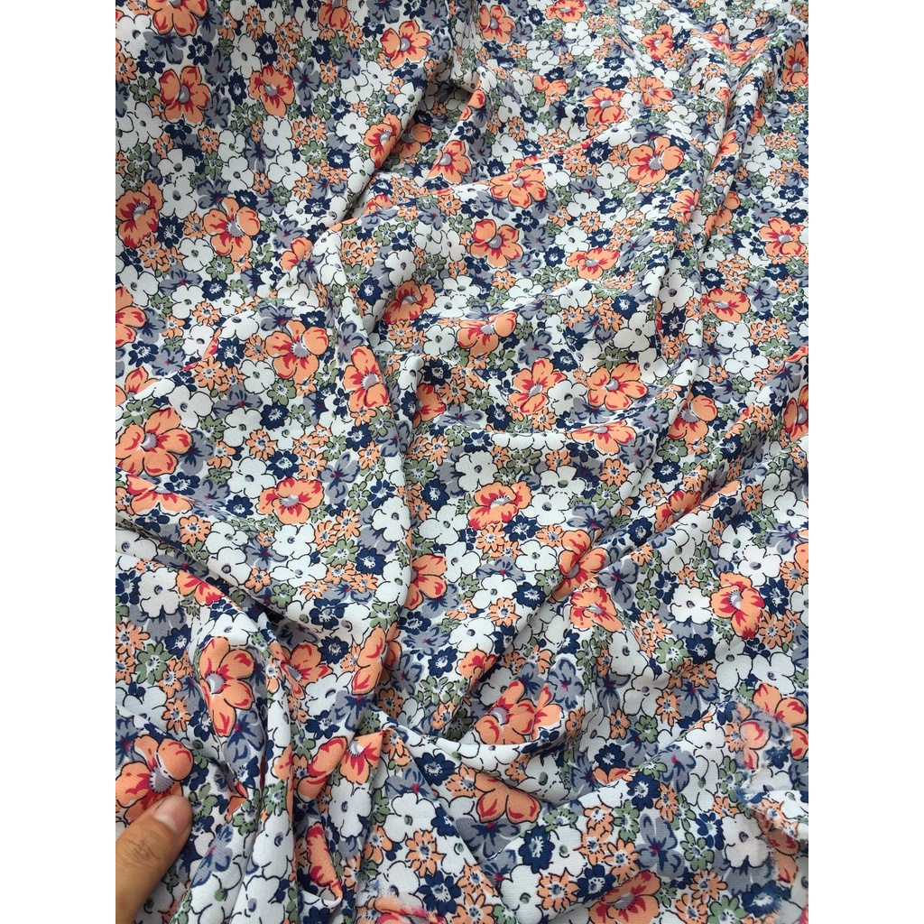 ❤️❤️❤️Lụa tằm hoa nhí 2565