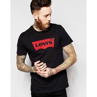 Áo thun unisex in chữ l.e.v.i.s from rộng tay ngắn nam nữ vải cotton 100% siêu mát mền mịn