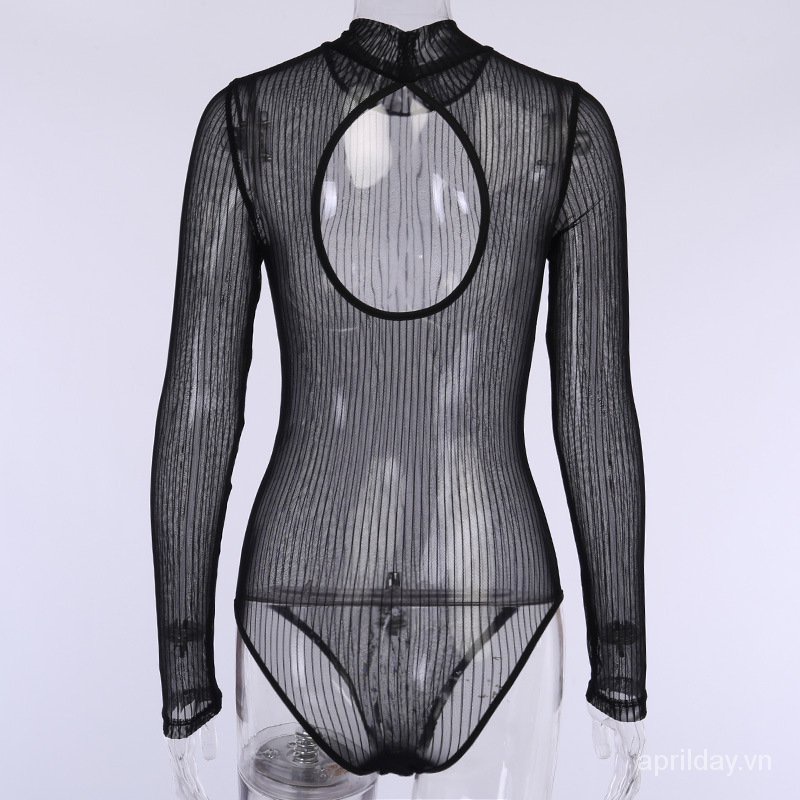 Bodysuit lưới xuyên thấu hở lưng gợi cảm
 | BigBuy360 - bigbuy360.vn