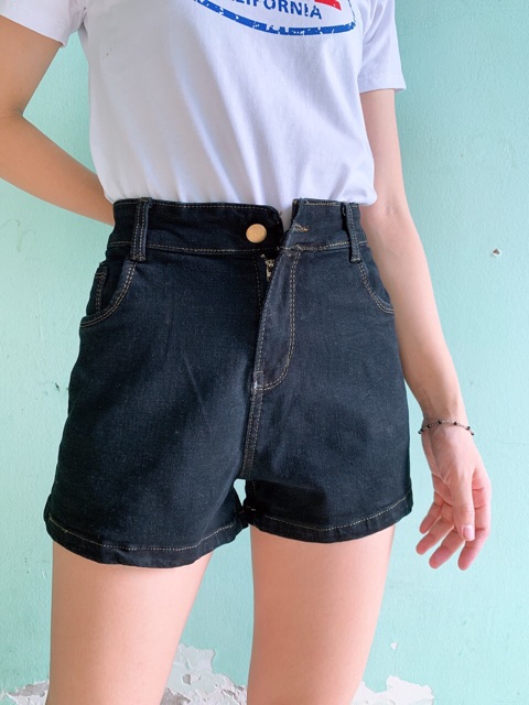 [60kg~95kg] QUẦN SHORT JEAN BIG SIZE ĐEN 2667