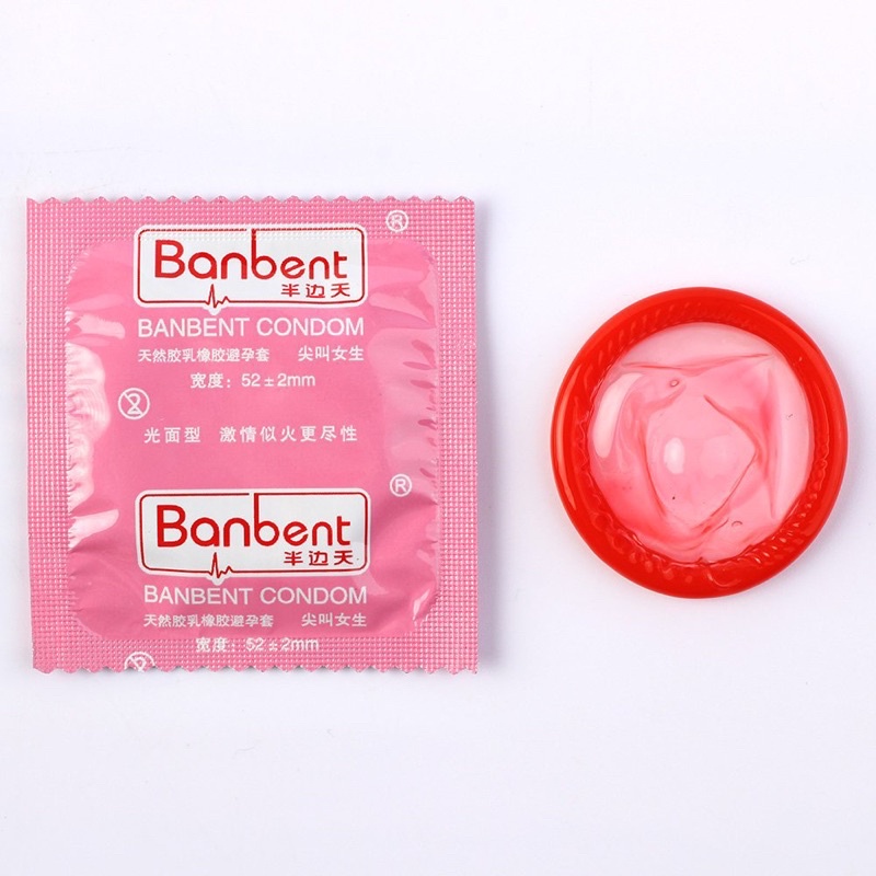 Bao cao su BANBENT Screaming girl 001, mỏng, nhiều gel, truyền nhiệt tốt, hương thơm Hộp 12 bcs