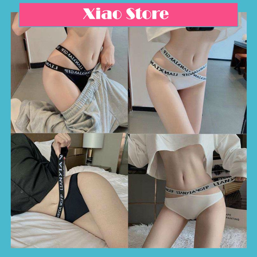 Quần lọt khe dây chữ sexy 1838 xiao chất đẹp thoáng mát, thoát mồ hôi