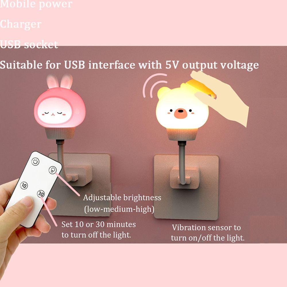 GOGOUP Đèn Ngủ Bảo Vệ Mắt Thời Trang Có Thể Sạc Lại U SB