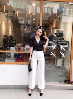 Quần Suông cạp cao