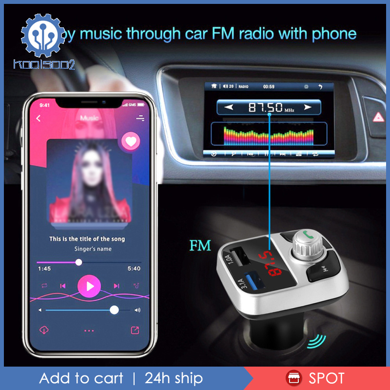 Máy Nghe Nhạc Mp3 Bluetooth Không Dây Koolsoo2 Tích Hợp Màn Hình Lcd + Phụ Kiện