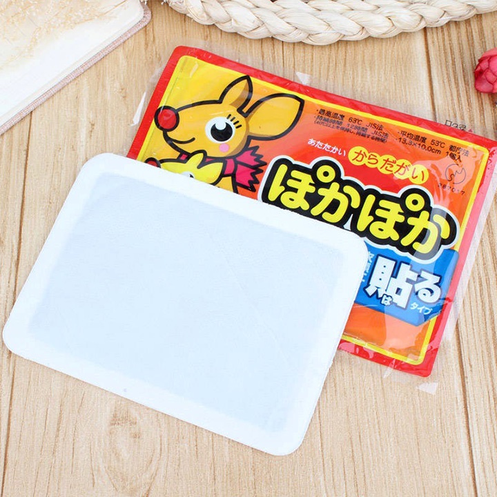 Miếng dán nhiệt giử ấm, Miếng dán nhiệt hình chuột túi giữ ấm cơ thể mùa đông an toàn cho bé người lớn dễ sử dụng FERADO