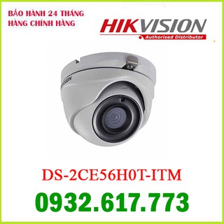 Camera hd tvi bán cầu 5mp hikvision ds-2ce56h0t-itm