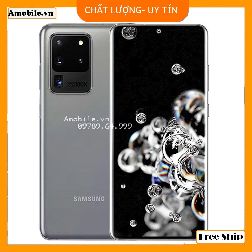 Điện Thoại Samsung S20 Ultra 5G Hàn Ram12GB/Room256GB / Galaxy S20 Ultra Chip Qualcomm Snapdragon S865 tại Amobile.vn