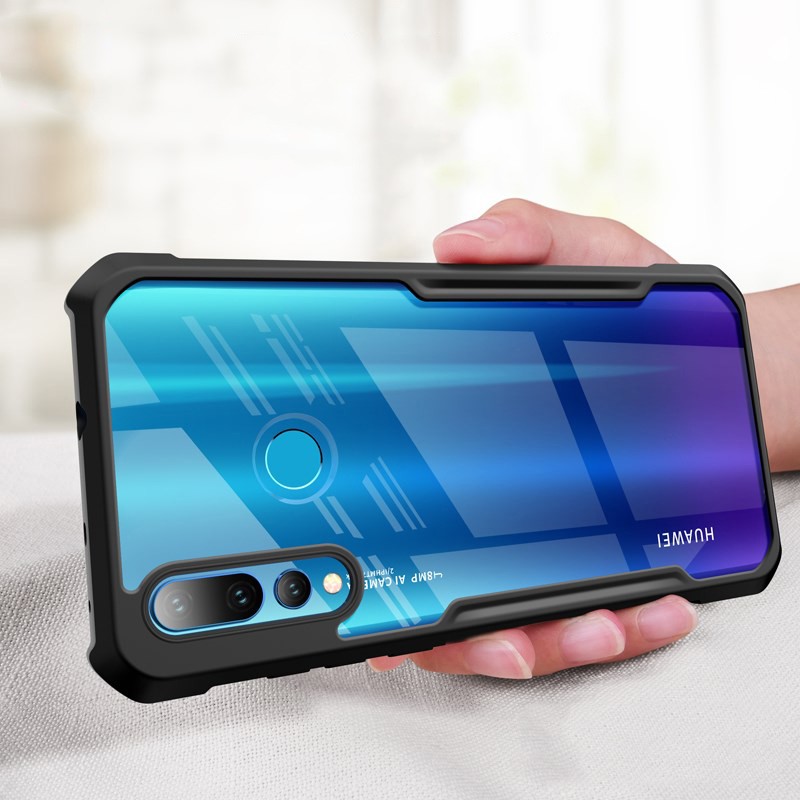 Ốp Điện Thoại PC + TPU Trong Suốt Chống Sốc Cho Huawei Y7P Y6P Y5P 2020 P40 Lite E Honor 9s Enjoy 10e Y6 Y7 Prime Pro 2019 Y6S