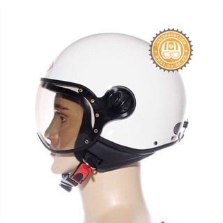 Nón bảo hiểm 3/4 có kính Andes 3S 103D (Trắng)
