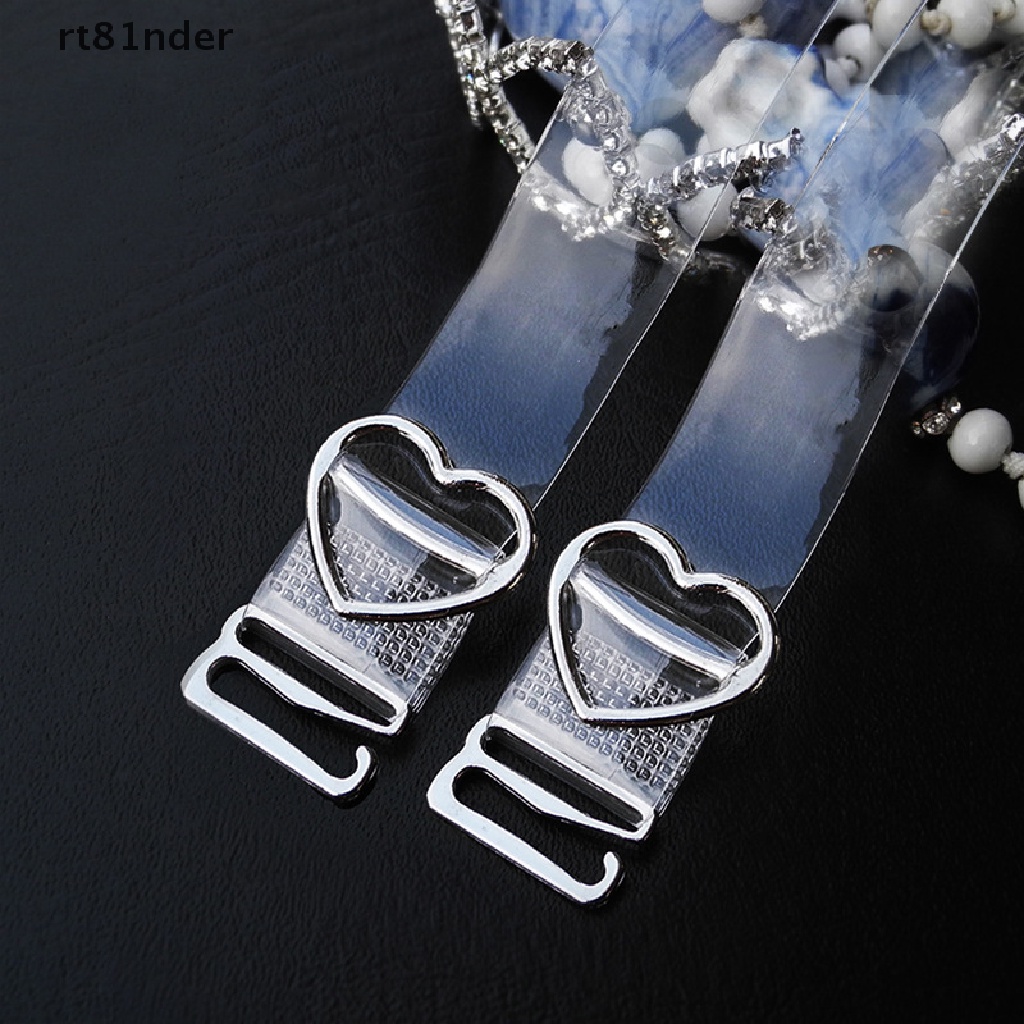Rt 1 Cặp Dây Áo Ngực Trong Suốt Độ Co Giãn Cao Cài Nút Điều Chỉnh Được Họa Tiết Kẻ Sọc Thời Trang