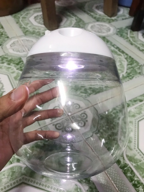 HỒ CÁ NHỰA TRÒN CÓ ĐÈN LED