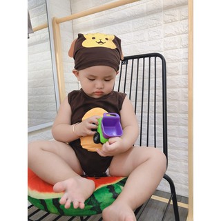 Bộ bodysuit cho bé hình khỉ - winbaby - bds08_monkey