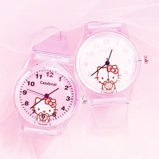 Đồng Hồ Hello Kitty Đáng Yêu Cho Bé Gái