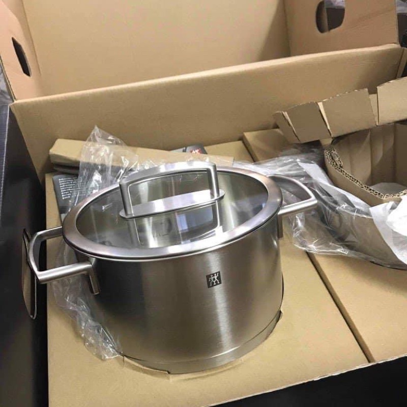 🇩🇪HÀNG ĐỨC-BỘ NỒI CAO CẤP ZWILLING VITALITY 5 MÓN DÙNG ĐƯỢC BẾP TỪ - BỀN ĐẸP SANG TRỌNG TỪ ĐỨC
