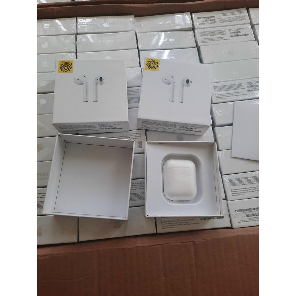 Airpod 2 Hổ Vằn Chip Louda Bản Cao Cấp Nhất Chống Ồn, Tiết Kiệm Pin Giá Tốt