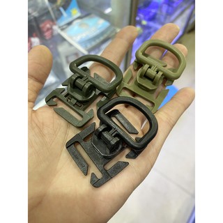 Móc Chữ D 25mm Kẹp Dây Balo (Nhiều Màu)