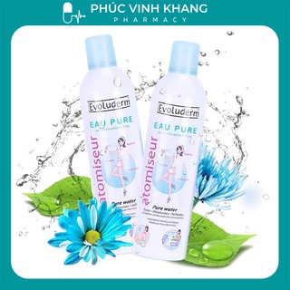 [Mua 3 Tặng 1] Xịt khoáng EVOLUDERM chính hãng Pháp cấp ẩm làm dịu da (150ml)