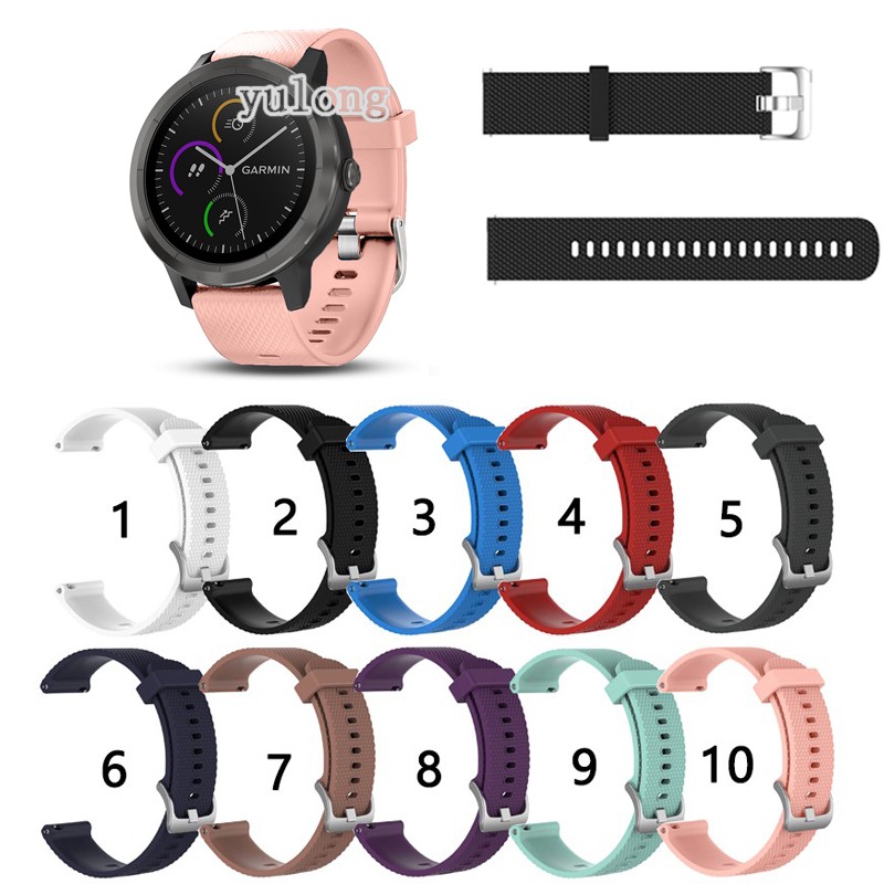 Dây đeo silicon cho đồng hồ thông minh Garmin Vivoactive 3