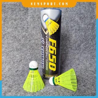 Quả Cầu Lông Nhựa Đánh Ngoài Trời Cản Gió Chính Hãng Fuwin F650