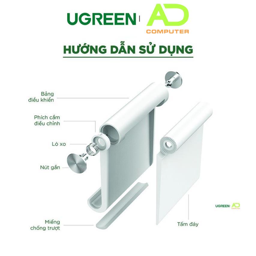 Giá đỡ Điện thoại/Máy tính bảng năng động UGREEN LP106 - Hàng phân phối chính hãng - Bảo hành 18 tháng