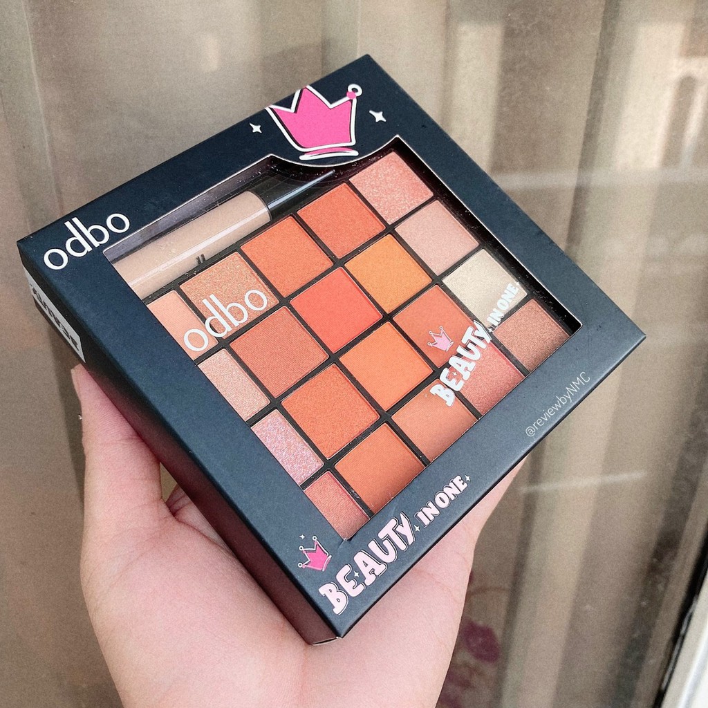 Phấn 2 tầng Odbo Beauty in One kèm Kem Che Khuyết Điểm