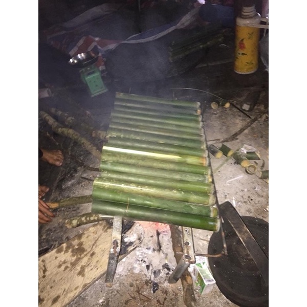 Trà  ống lam shan tuyết hương vị vùng cao