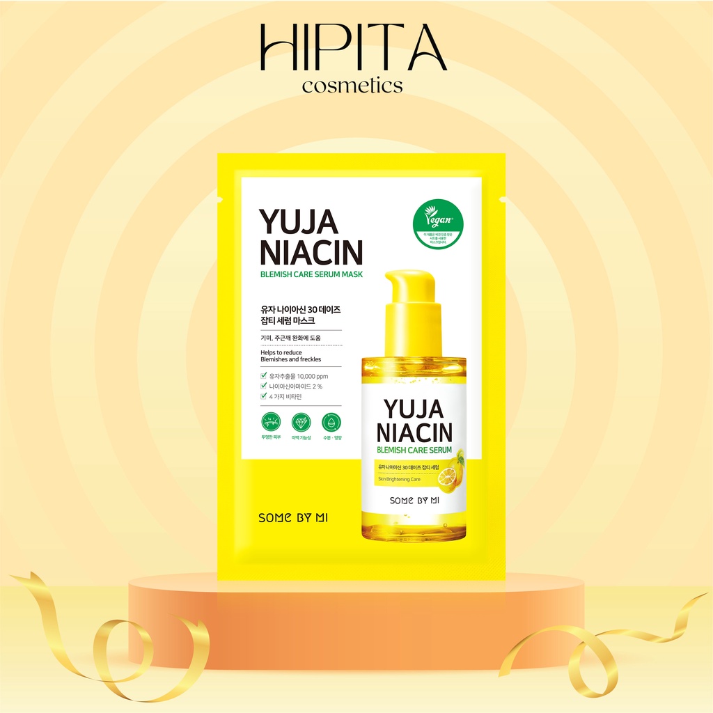 Mặt Nạ Giấy Some By Mi Yuja Niacin Blemish Care Serum Mask