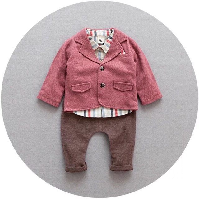Vest đỏ 3 chi tiết
