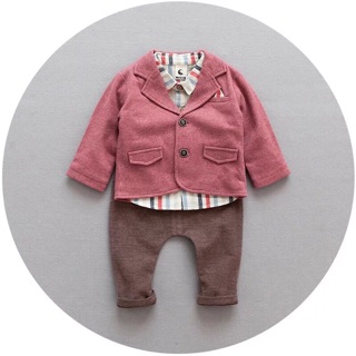 Vest đỏ 3 chi tiết