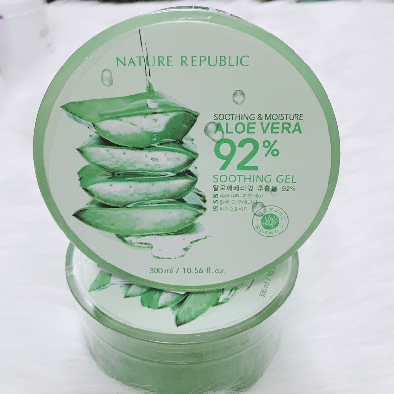 [HÀNG AUTH] GEL LÔ HỘI - GEL LÔ HỘI ĐA NĂNG ALOE VERA NATURE REPUBLIC 92 – HÀN QUỐC