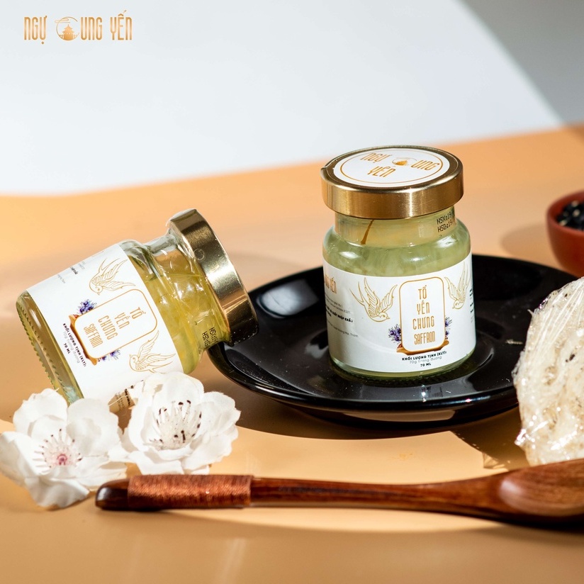 Tổ Yến Chưng Sẵn Nguyên Chất Saffron Yến Sào Ngự Cung Yến 70ml