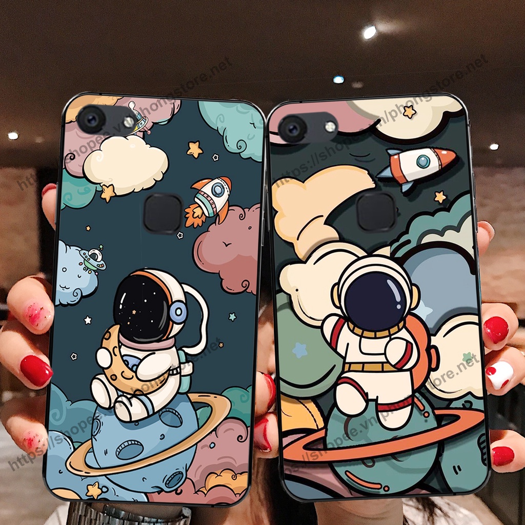 Ốp lưng Vivo V7 / V7 Plus / V7+ vũ trụ phi hành gia cực hot siêu cute-rẻ-bền