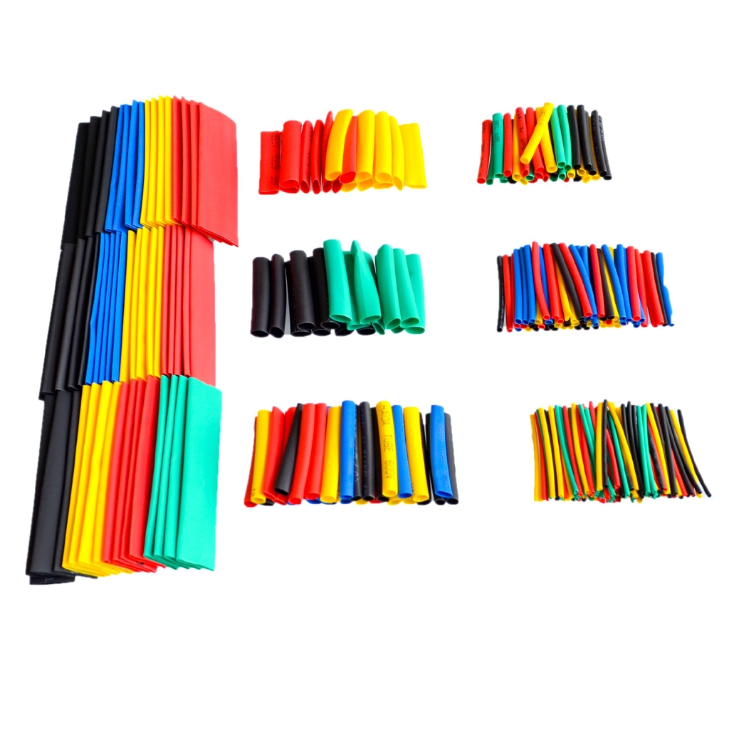 Set 127/140/328/530 ống co nhiệt nhiều màu sắc với 8 kích thước