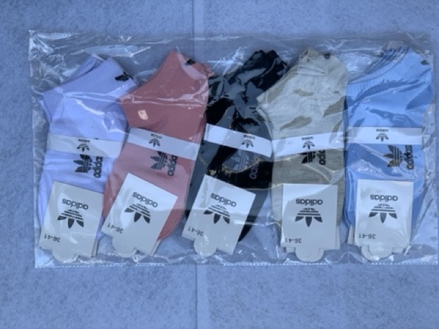 Thanh lý Set Tất AdidAs cổ ngắn hàng đẹp 5-10 đôi