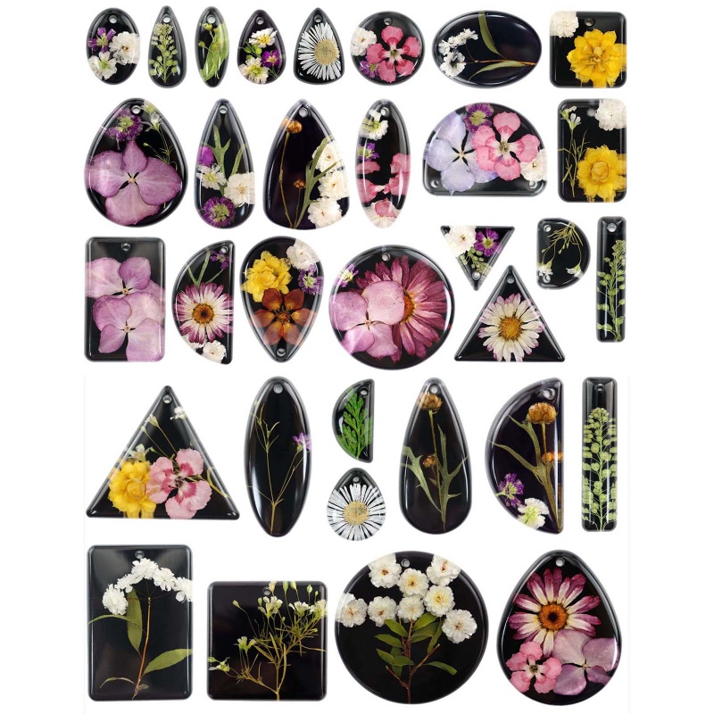 Sa Khuôn Silicone Làm Trang Sức Nhiều Hình Dạng DIY