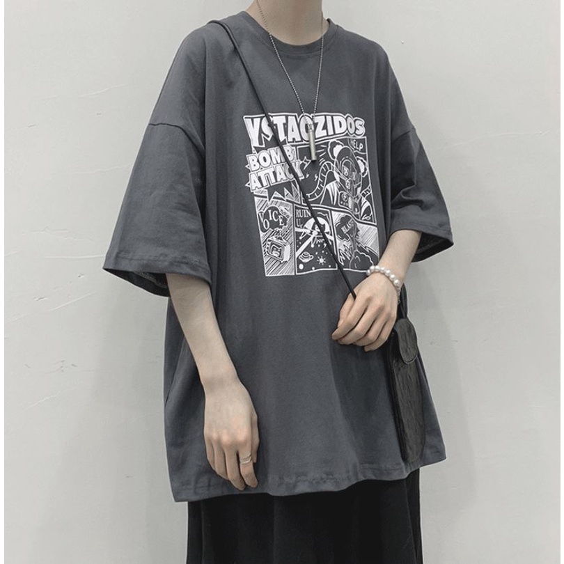 Áo thun tay lỡ nam nữ oversize bàn cờ D127 moonzshop | BigBuy360 - bigbuy360.vn