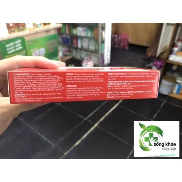 LOHHA Trí Não -Giảm triệu chứng sa sút trí tuệ,teo não