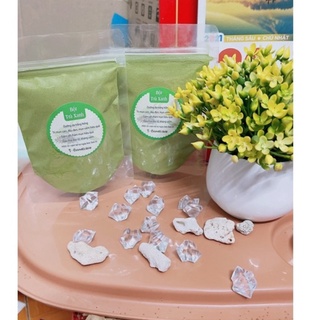 100gr trà xanh kèm qoe dùng đắp mặt