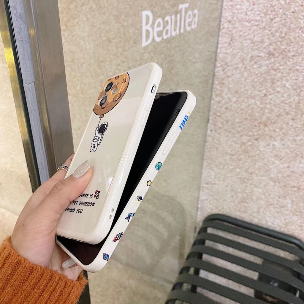 Ốp điện thoại in hình phi hành gia cho Iphone12/12promax/12mini/11/11pro Max/7plus/Xs Max/X | BigBuy360 - bigbuy360.vn
