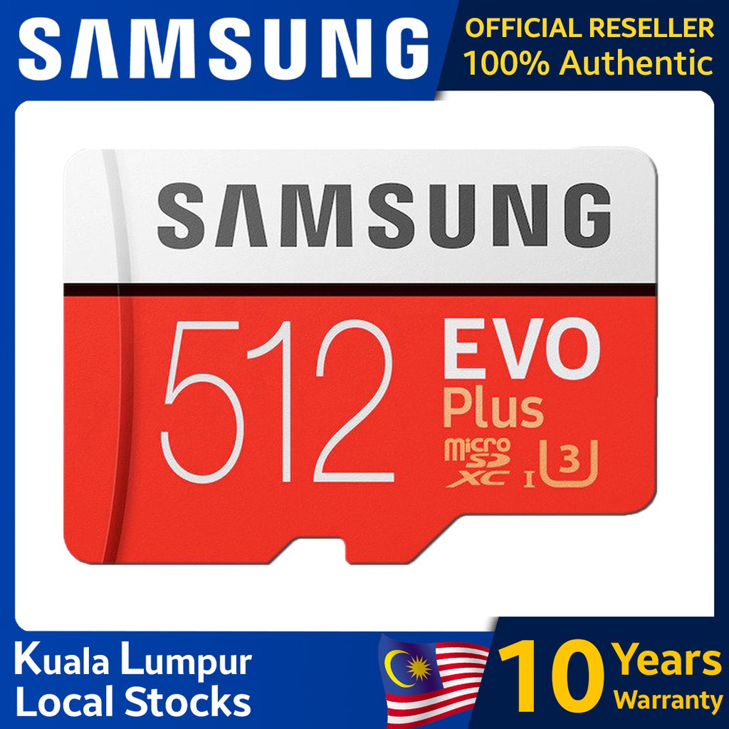SAMSUNG Thẻ Nhớ MicroSD 4K U3 V30 UHS1 128GB 256GB 512GB MBMC
