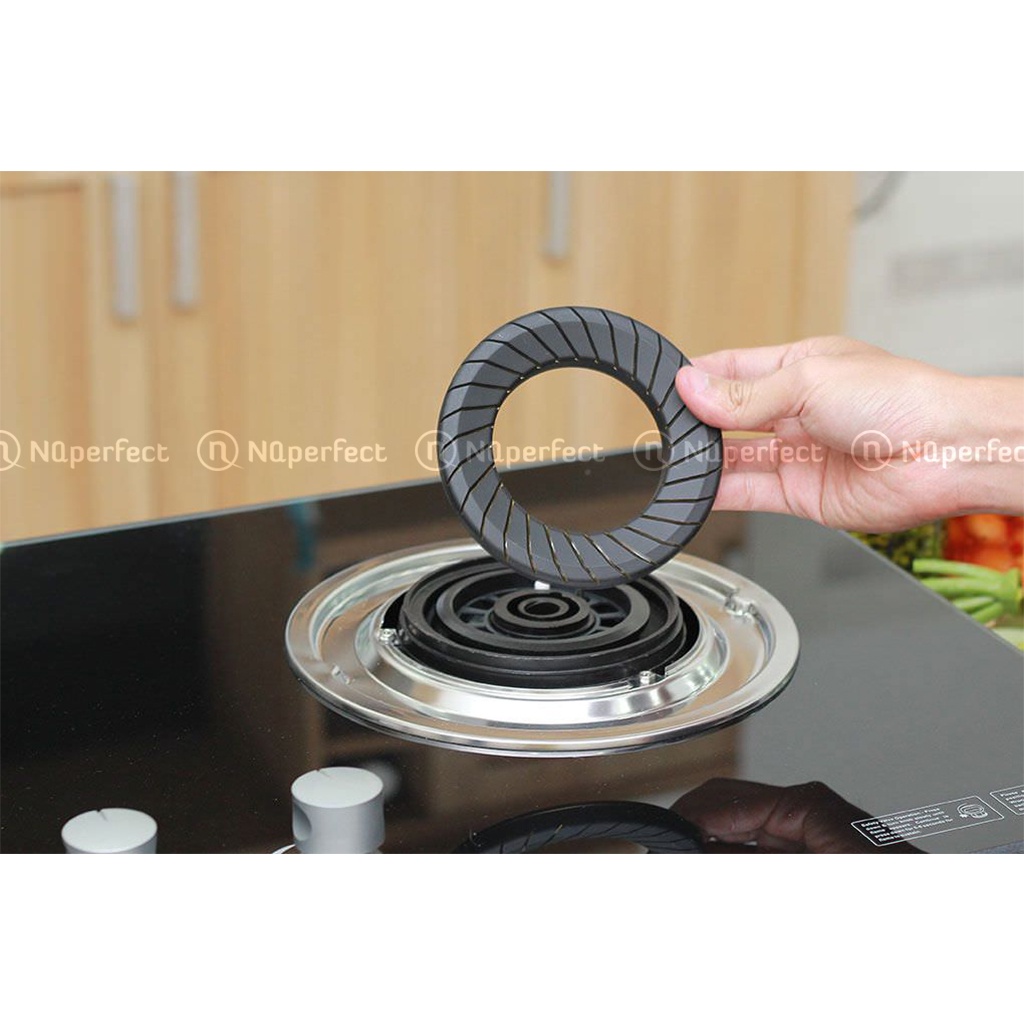 Phụ kiện Mâm/Hâm/Vành thép chia lửa Bếp gas âm NaMilux Built-in Hob Model NA-9BHG Chính hãng - Made in Malaysia