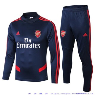 Bộ quần áo tập luyện đá banh đội tuyển arsenal màu xanh