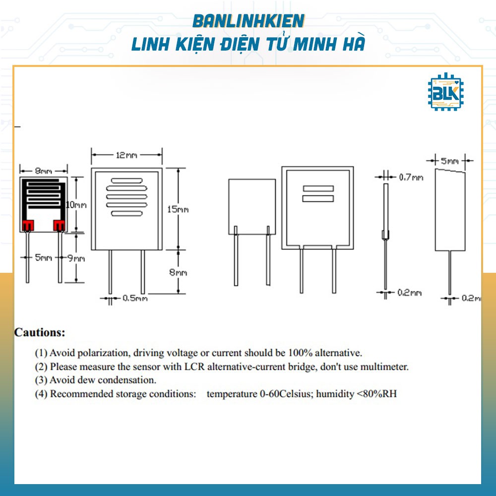 Cảm Biến Độ Ẩm HR202