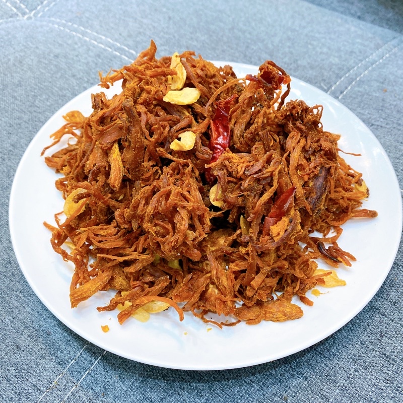 Khô heo cháy tỏi 350g Gấu ăn vặt đồng nai, vị siêu ngon ăn siêu đã - HSD 3 tháng | BigBuy360 - bigbuy360.vn