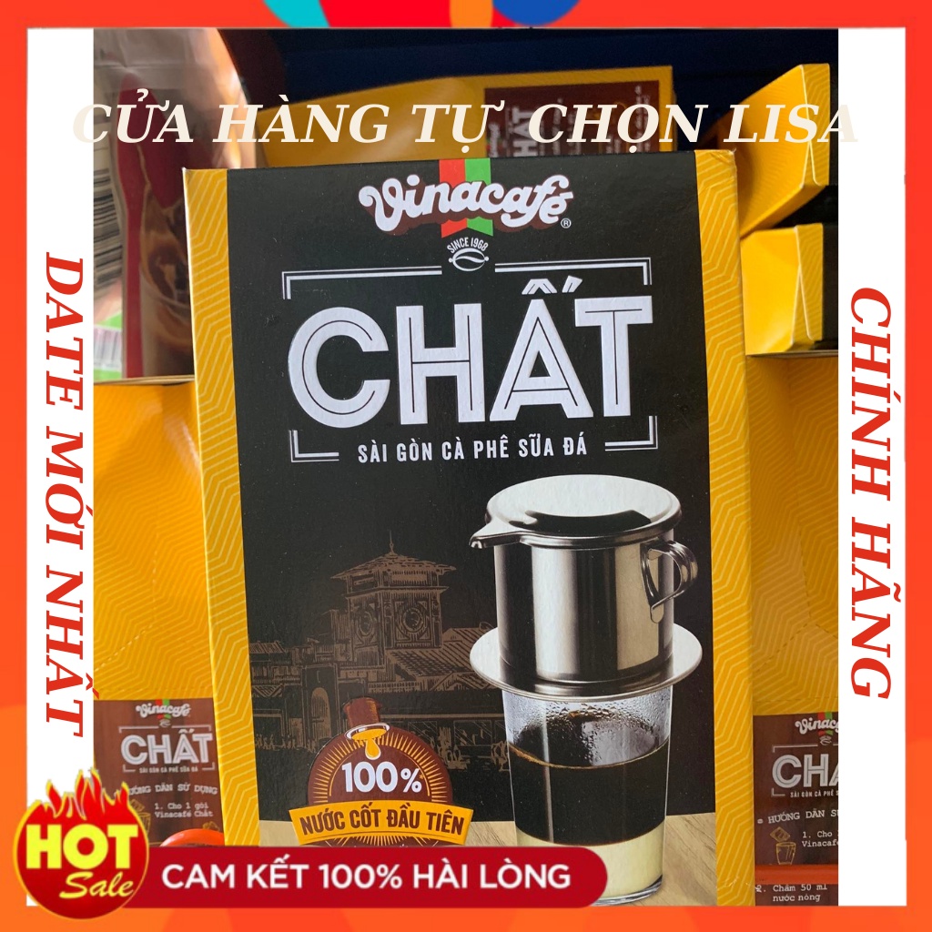 Cà phê Vinacafe Chất Sài Gòn sữa đá hộp 290g (10 gói)