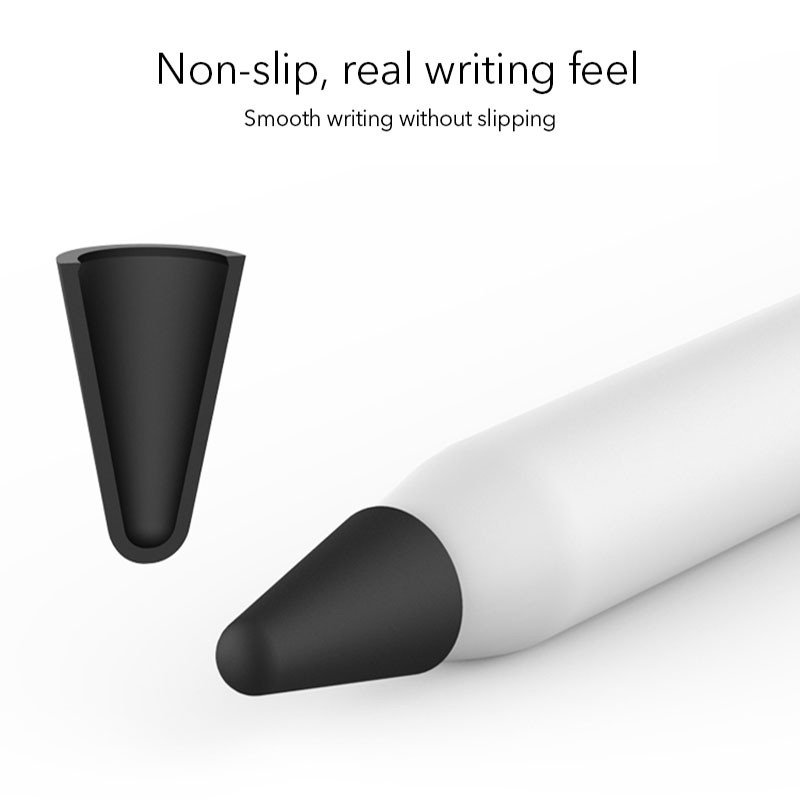 Bộ 8 Đầu Bọc Bảo Vệ Đầu Bút Cảm Ứng Apple Pencil 1st/2nd Bằng Silicon Tiện Dụng Chất Lượng Cao